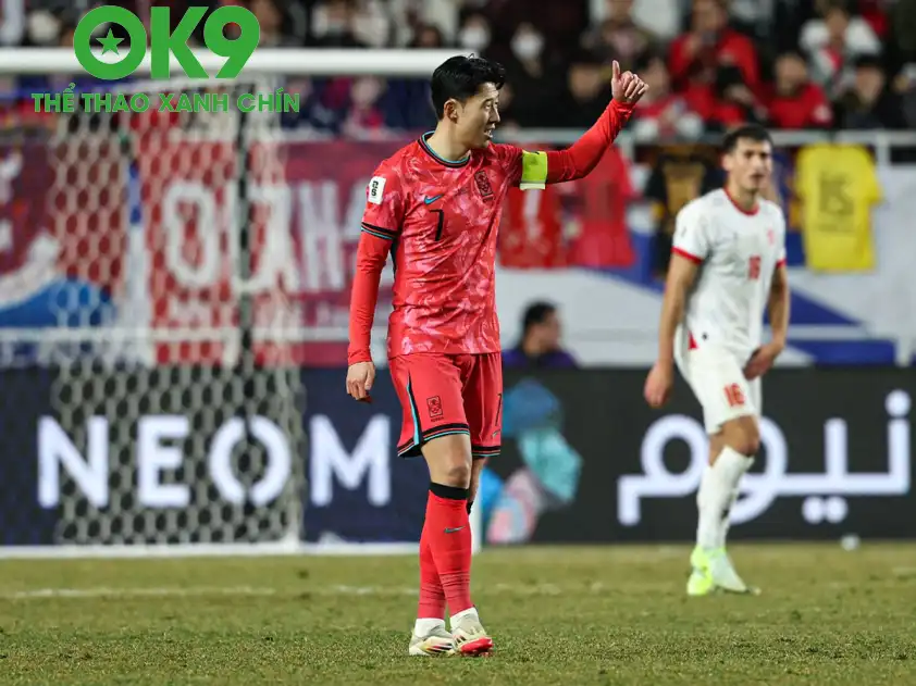 Son Heung-min cùng các đồng đội có lần thứ 11 liên tiếp giành quyền tham dự VCK World Cup. (Ảnh: Internet) Son Heung-min cùng các đồng đội có lần thứ 11 liên tiếp giành quyền tham dự VCK World Cup. (Ảnh: Internet)